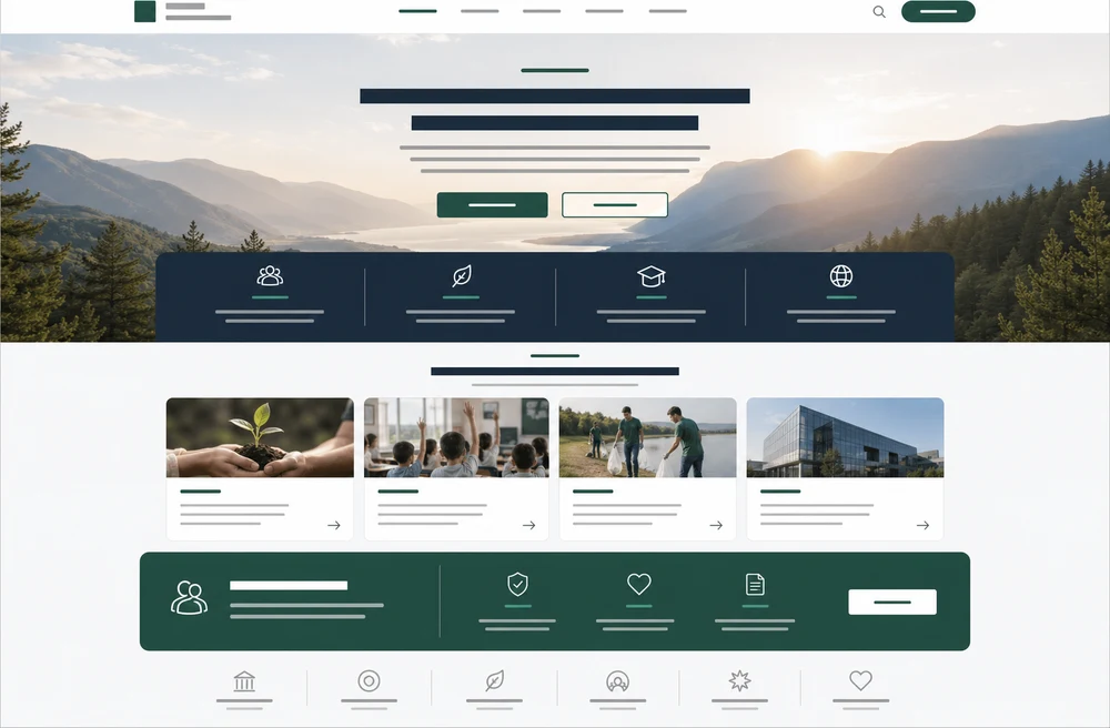 협회 미션형 홈페이지 샘플