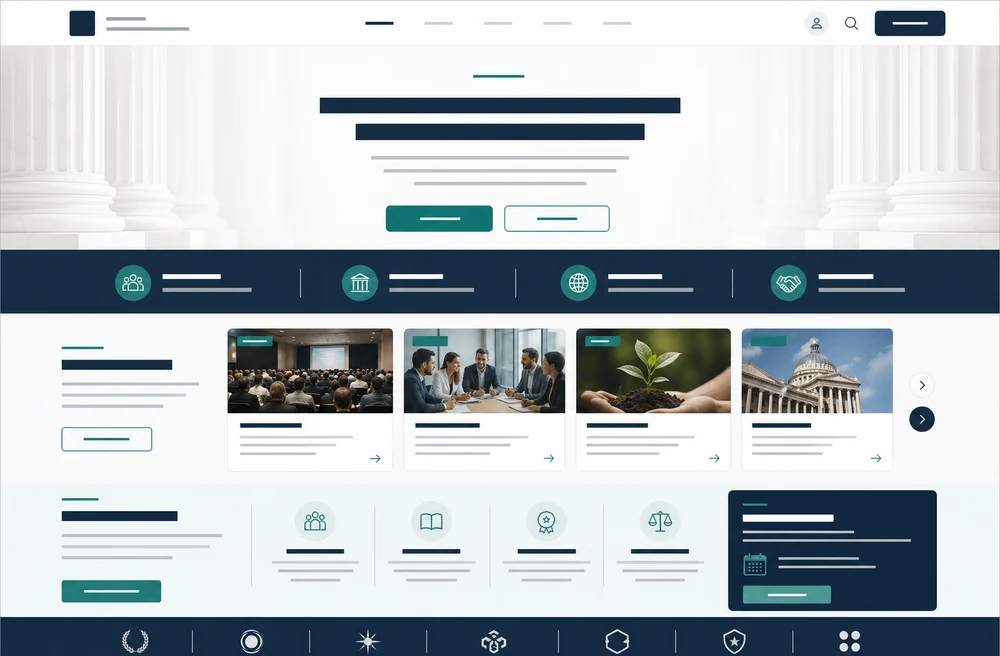 협회 매거진형 홈페이지 샘플