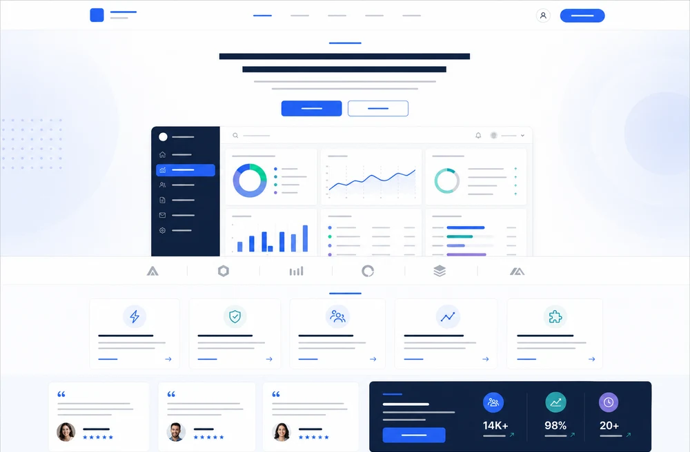 스타트업 제품형 홈페이지 샘플