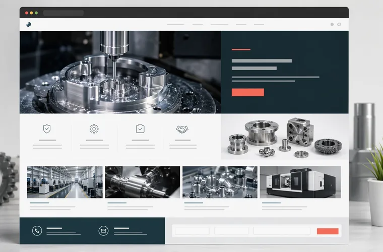 제조업 홈페이지 샘플